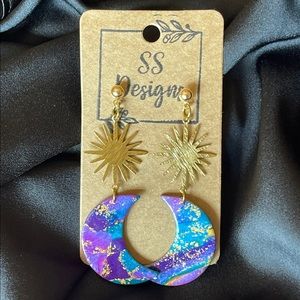 Polymer clay earrings